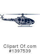 Helicopter Clipart #1397539 by Vector Tradition SM