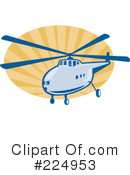 Helicopter Clipart #224953 by patrimonio