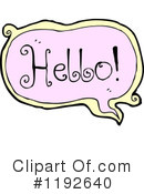 Hello Clipart #1192640 by lineartestpilot