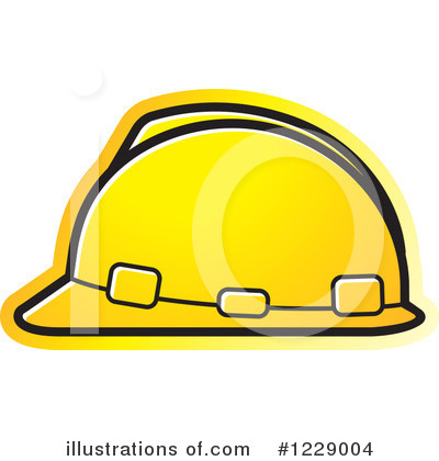 Hardhat Clipart #1229004 by Lal Perera