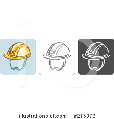 Royalty-Free (RF) Helmet Clipart Illustration by Qiun - Stock Sample #216973