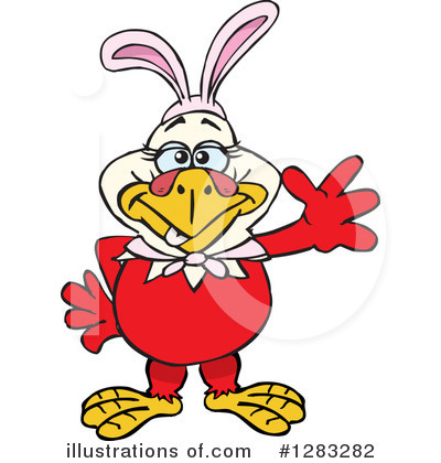 Royalty-Free (RF) Hen Clipart Illustration by Dennis Holmes Designs - Stock Sample #1283282