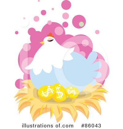 Royalty-Free (RF) Hen Clipart Illustration by mayawizard101 - Stock Sample #86043