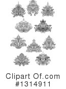 Henna Flower Clipart #1314911 by Vector Tradition SM