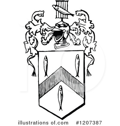 Royalty-Free (RF) Heraldry Clipart Illustration by Prawny Vintage - Stock Sample #1207387