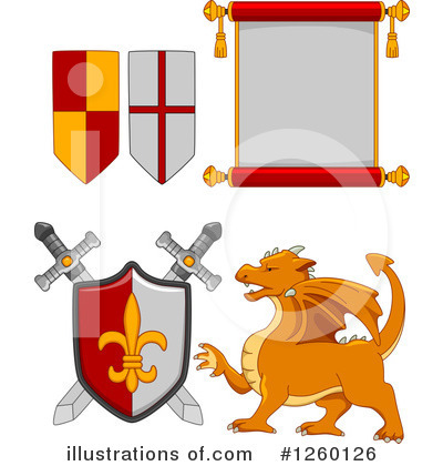Royalty-Free (RF) Heraldry Clipart Illustration by BNP Design Studio - Stock Sample #1260126
