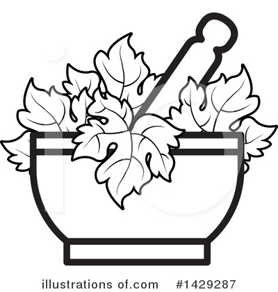 Royalty-Free (RF) Herb Clipart Illustration by Lal Perera - Stock Sample #1429287