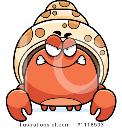 Hermit Crab Clipart #1118503 by Cory Thoman
