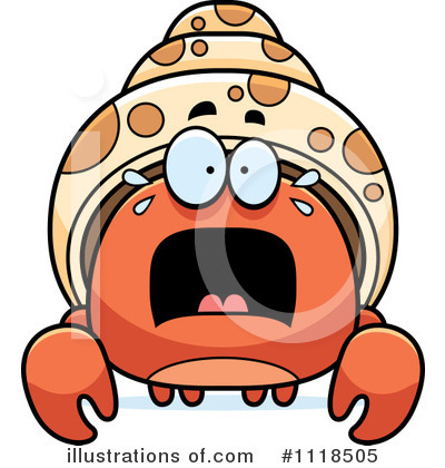 Royalty-Free (RF) Hermit Crab Clipart Illustration by Cory Thoman - Stock Sample #1118505