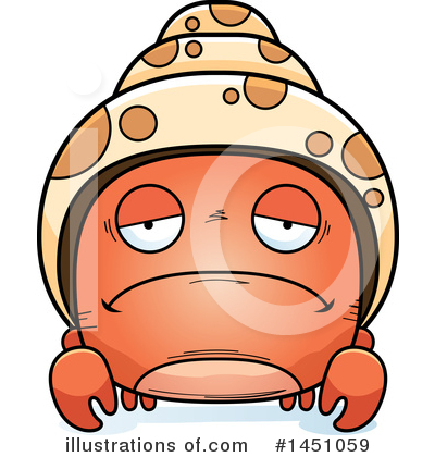 Royalty-Free (RF) Hermit Crab Clipart Illustration by Cory Thoman - Stock Sample #1451059