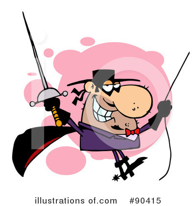 Zorro Clipart #90415 by Hit Toon