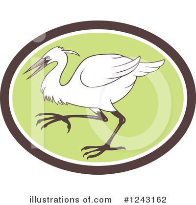 Cranes Clipart #1243162 by patrimonio