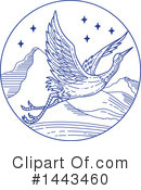 Heron Clipart #1443460 by patrimonio
