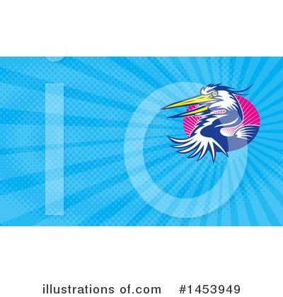 Royalty-Free (RF) Heron Clipart Illustration by patrimonio - Stock Sample #1453949