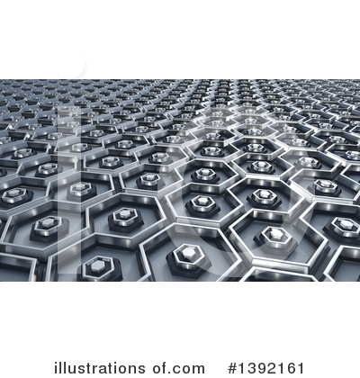 Royalty-Free (RF) Hexagon Clipart Illustration by KJ Pargeter - Stock Sample #1392161
