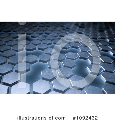 Royalty-Free (RF) Hexagons Clipart Illustration by Mopic - Stock Sample #1092432