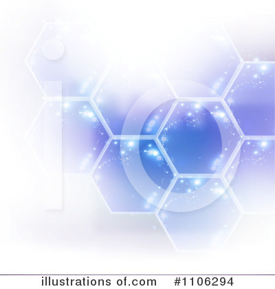 Royalty-Free (RF) Hexagons Clipart Illustration by MilsiArt - Stock Sample #1106294