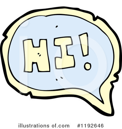Hi Clipart #1192646 by lineartestpilot