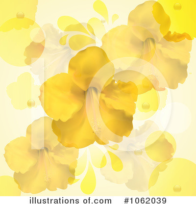 Floral Background Clipart #1062039 by elaineitalia