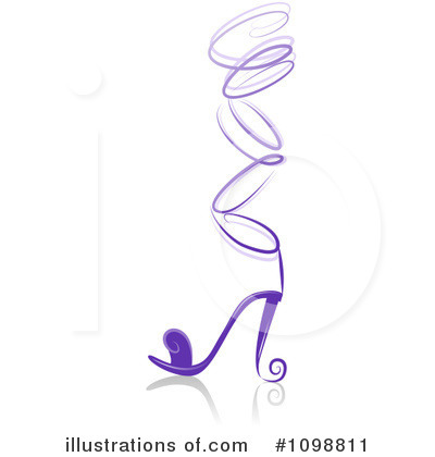 Royalty-Free (RF) High Heel Clipart Illustration by BNP Design Studio - Stock Sample #1098811