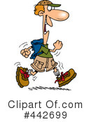 Hiker Clipart #442699 by toonaday