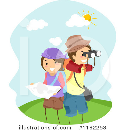 Royalty-Free (RF) Hiking Clipart Illustration by BNP Design Studio - Stock Sample #1182253