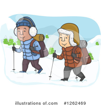 Royalty-Free (RF) Hiking Clipart Illustration by BNP Design Studio - Stock Sample #1262469