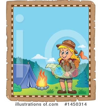 Royalty-Free (RF) Hiking Clipart Illustration by visekart - Stock Sample #1450314