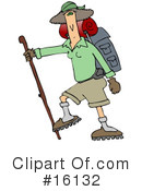 Hiking Clipart #16132 by djart