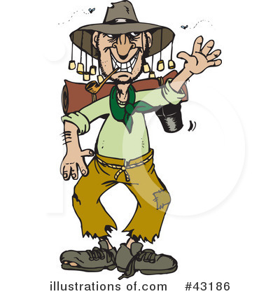 Hiker Clipart #43186 by Dennis Holmes Designs
