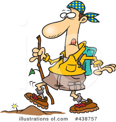 Hiker Clipart #438757 by toonaday