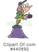 Hiking Clipart #440892 by toonaday