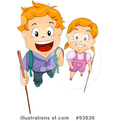 Royalty-Free (RF) Hiking Clipart Illustration by BNP Design Studio - Stock Sample #93636