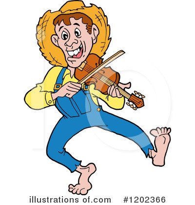 Country Music Clipart #1202366 by LaffToon