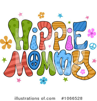 Royalty-Free (RF) Hippie Clipart Illustration by BNP Design Studio - Stock Sample #1066528