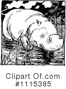Hippo Clipart #1115385 by Prawny Vintage