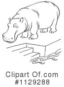 Hippo Clipart #1129288 by Picsburg