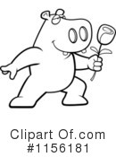 Hippo Clipart #1156181 by Cory Thoman