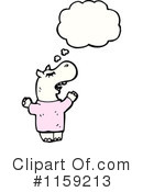 Hippo Clipart #1159213 by lineartestpilot