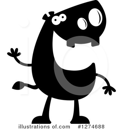Royalty-Free (RF) Hippo Clipart Illustration by Cory Thoman - Stock Sample #1274688