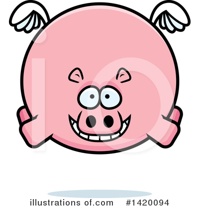 Royalty-Free (RF) Hippo Clipart Illustration by Cory Thoman - Stock Sample #1420094
