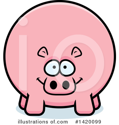 Hippo Clipart #1420099 by Cory Thoman