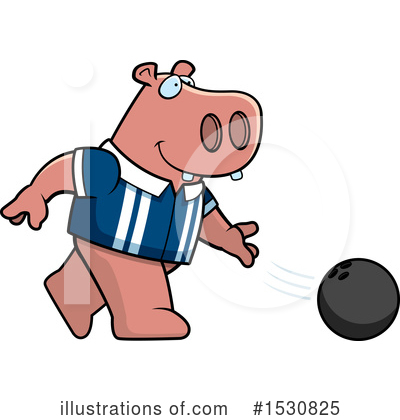 Royalty-Free (RF) Hippo Clipart Illustration by Cory Thoman - Stock Sample #1530825