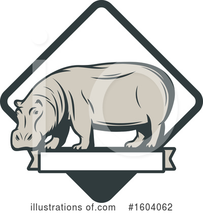 Hippopotamus Clipart #1604062 by Vector Tradition SM