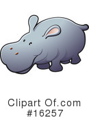 Hippo Clipart #16257 by AtStockIllustration