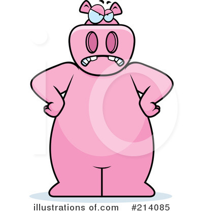 Royalty-Free (RF) Hippo Clipart Illustration by Cory Thoman - Stock Sample #214085