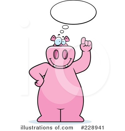 Royalty-Free (RF) Hippo Clipart Illustration by Cory Thoman - Stock Sample #228941