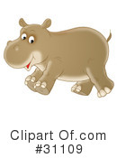 Hippo Clipart #31109 by Alex Bannykh