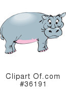 Hippo Clipart #36191 by Dennis Holmes Designs