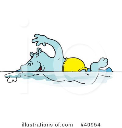 Hippo Clipart #40954 by Snowy
